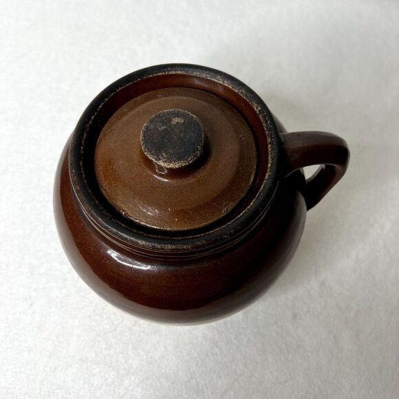 Antique 1920s Robbins Ransbottom Stoneware Bean Pot Crock - Picture 2 of 8
